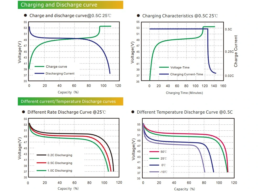 Deep Cycle 5kwh 100ah Lithium Iron Batteries Bess Batteries 48V 51.2V Solar PV Storage Batteries for off Grid Power System