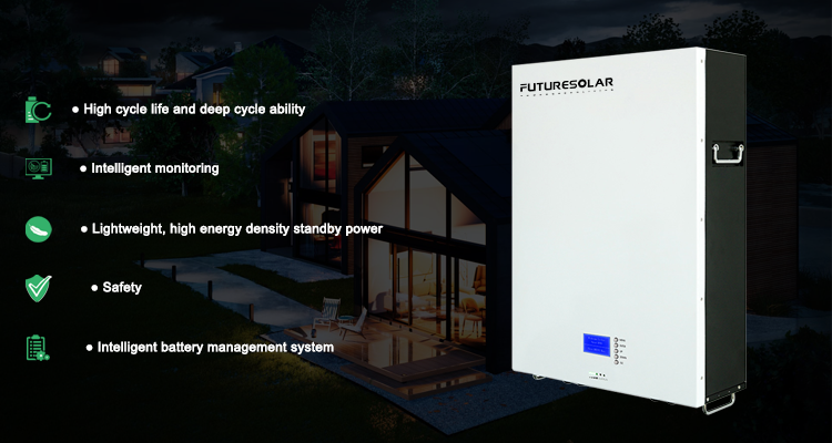 Solar Energy Storage Cathode Material Li-ion Medium Lithium Home Solar Pawer Supply Li-ion 5kwh LFP Battery